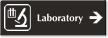 Laboratory Engraved Sign with Microscope Research Right Symbol