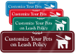 Pets on Leash Symbol Sign