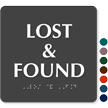 Lost And Found ADA TactileTouch™ Sign with Braille
