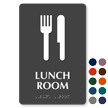 Lunch Room TactileTouch Braille Sign