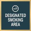 Designated Smoking Area, with Graphic