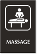 Massage Engraved Spa Sign