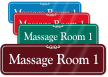 Massage Room 1 ShowCase Wall Sign