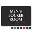 Men's Locker Room TactileTouch Braille Sign