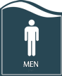 Pacific - Men Restroom Sign