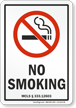 Michigan No Smoking Sign