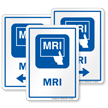 MRI Diagnostic Center Sign, Magnetic Resonance Imaging Symbol