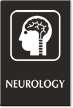 Neurology Engraved Sign, Brain, Spinal Cord, Nerves Symbol