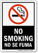 No Smoking / No Se Fuma Sign