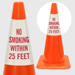 No Smoking Within 25 Feet Cone Collar