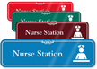 Nurse Station Showcase Hospital Sign with Graphic