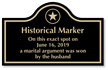 Engraved Historical Marker