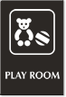 Play Room Engraved Sign with Symbol