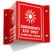 Emergency Exit Only (with graphic)