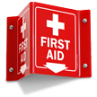 Projecting First Aid V-Sign