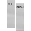Push Pull Engraved Aluminum Sign Kit