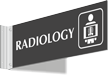 Radiology Corridor Projecting Sign