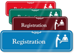 Registration Hospital Showcase Sign
