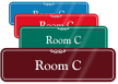 Room Letter C ShowCase Wall Sign