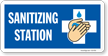 Sanitizing Station Wash Hands Sign