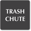 Trash Chute Select-A-Color Engraved Sign