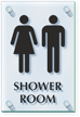 Unisex Shower Room ClearBoss Sign