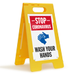 Wash Your Hands FloorBoss Sign