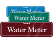 Water Meter ShowCase™ Wall Sign