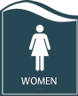 Pacific - Women Restroom Sign