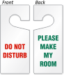 Do Not Disturb, Make My Room Door Hanger