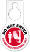 Do Not Enter Authorized Personnel Hang Tag