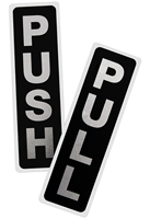 Pull/Push (Vertical), Set, Door Sign