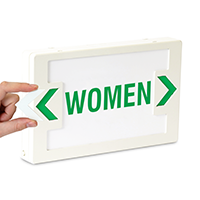 LED Women Exit Sign