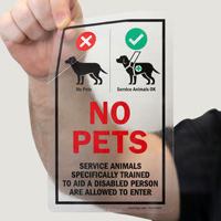 Permitted Decal: Service Animals