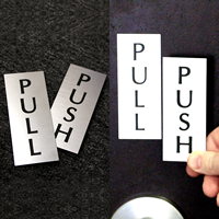 Push Pull Signs
