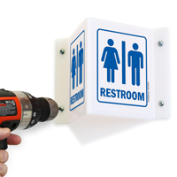 Restroom Sign: Unisex Bathroom