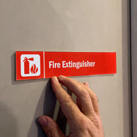 Fire Extinguisher Door Sign