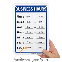 Handwrite your hours!