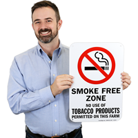 Smoke Free ZoneSign