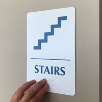 Stairs sign