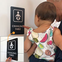 Changing table signs
