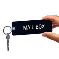 Mail box key tag