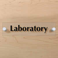 Laboratory Sign