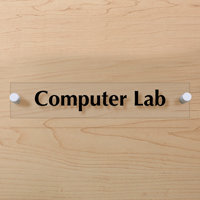 Computer Lab Sign