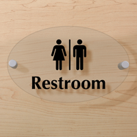 Men and Women Restroom Sign