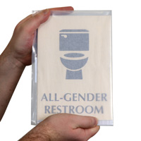 Toilet Symbol Restroom Sign