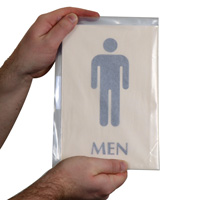 Men's Washroom Metal Sign