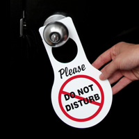 Please Do Not Disturb Door Knob Hang Tags