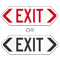 Bi-Directional Exit Sign