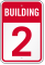 Building 2 Numbered Sign